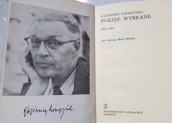 Kazimierz Wierzyński poezje wybrane