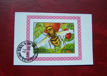 Sharjah 1972 CTO Fauna Pszczoły Owady  a