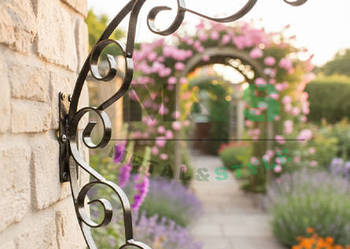 Hak do kwiatów metalowy ? wspornik ścienny na donicę | mocny | PRODUCENT