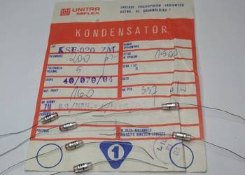 Kondensator 200pF 160V KsF 020 Unitra MIFLEX