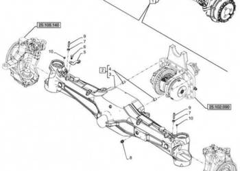 New Holland T6070 Pochwa mostu napedow 47912966