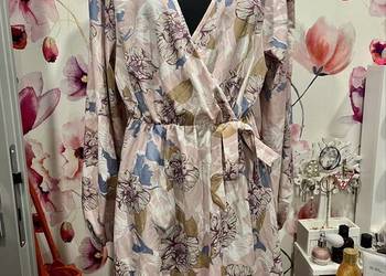 Shein sukienka modny wzór kwiaty hit roz.42/44