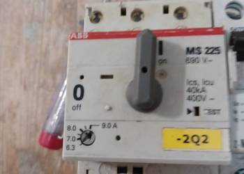 Wyłącznik silnikowy ABB MS225 6,3-9A 40kA