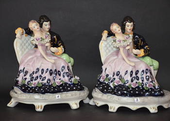 Roceram porcelana grupa figuralna "Romeo i Julia", 27cm,