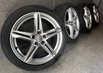 18 cali Audi A4 b8 b9 OEM s-line 5x112 ET40 8J felgi koła komplet