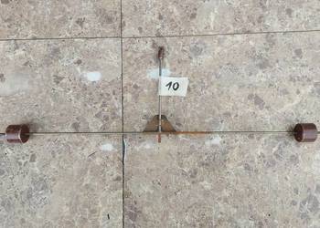 10 Wahadło wagowe Uhliga zegara kominkowego 12cm dł 38,5cm