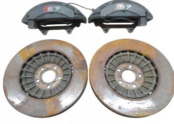 ZACISK HAMULCOWY LEWY PRAWY PRZÓD S7 400MM KPL SWAP 4G0615105BT Audi A7 4G