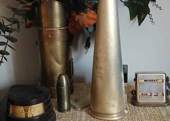 Stara mosiężna trąbka. SPRAWNA