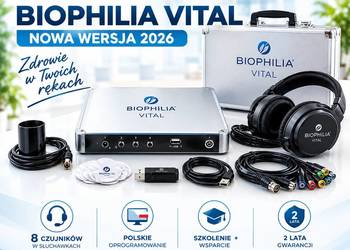 BIOPHILIA VITAL Bioplasm NLS analizator stanu zdrowia 8 czujników