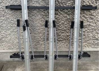 Bagażnik dachowy rowerowy na 3 rowery + belki na relingi