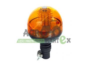 Lampa błyskowa LED kogut na rurkę (na trzpień) 12-24V