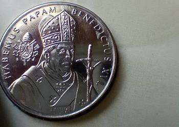 Stare monety 1 dolar 2006 Papież Benedykt XVI. Habemus Papam Somalia
