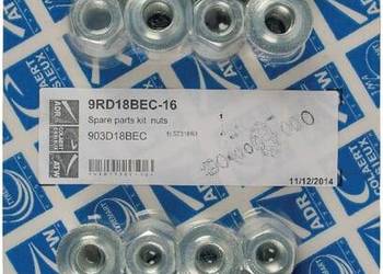 Zestaw nakrętek śruby koła M18x1.5 9RD18BEC16