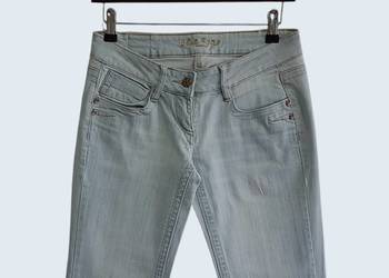 Damskie bawełniane spodnie niebieskie dzwony Blue Rags 36/S