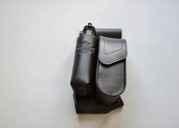 Harley Touring Orginalna OEM Skorzana Lewa Torba Sakwa