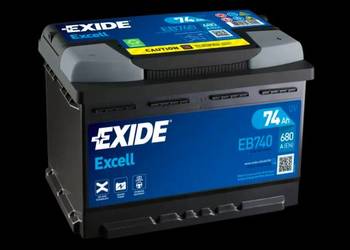 Akumulator 74Ah 680A Exide Excell