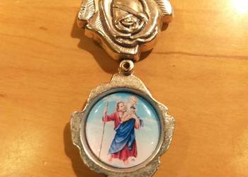 Medal wisiorek katolicki "Rose medalion".