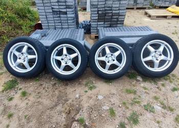 Komplet Kół felgi aluminiowe 16 4x114,3 Goodyear 195/60