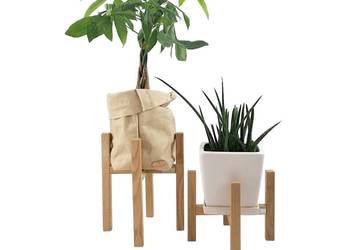 Stojak pod doniczkę Kwietnik nowoczesny 20/h25 dąb natural