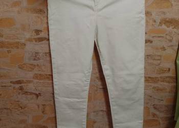 (42/XL) (32/32) ASOS/ Białe spodnie rurki z Londynu, NOWE