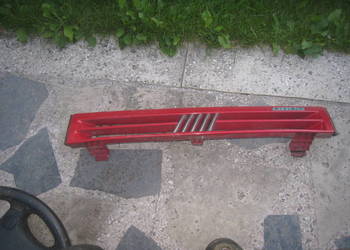Grill atrapa chłodnicy Fiat Uno lift 89-02 czerwony