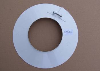 osłona rury 80/125mm, biała