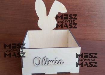 Pudełko na Zająca na słodkości Personalizowane 11za10 #MiszMówiszMasz