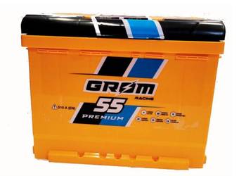 Akumulator 55Ah 510A Grom Racing  EN PRAWY PLUS