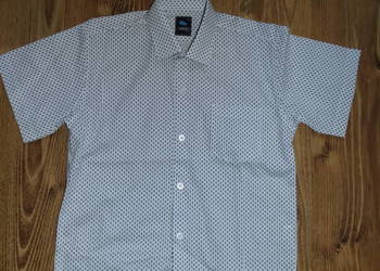 Biała elegancka koszula chłopięca r.128/134