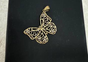 Zawieszka złota motyl