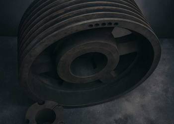 Koło pasowe SPB fi460mm 8 pasków do peleciarki / peleciarka