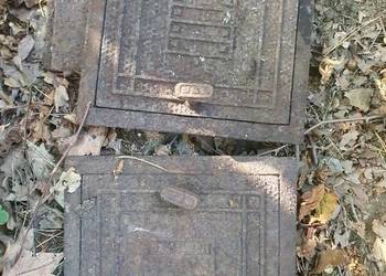 Stare żeliwne drzwi do pieca kotła węglowego kilka sztuk