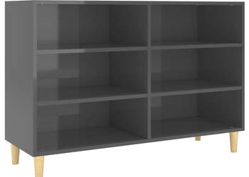 Szafka na wysoki połysk szara 1035x35x70 cm WM-806039