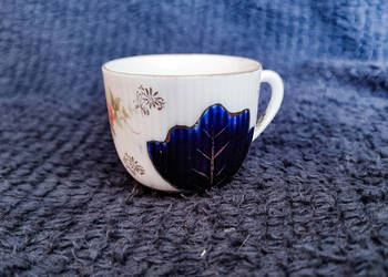 Porcelanowa filiżanka do espresso vintage retro