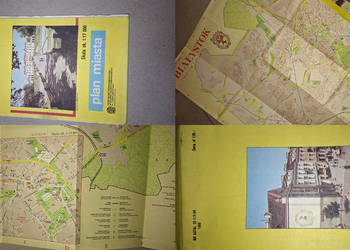 BIAŁYSTOK – plan miasta 1988, niski nakład, oryginał PRL