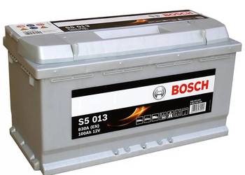 Akumulator Bosch 100Ah 830A EN S5013 PRAWY PLUS