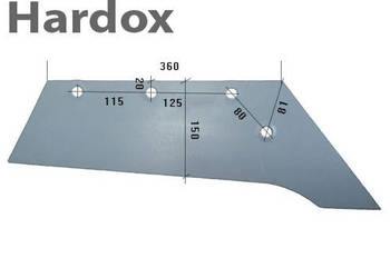 Lemiesz 300ha HARDOX 200814/P N 172 części do pługa NIEMEYER