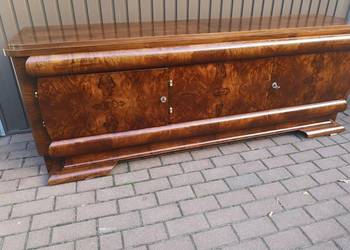 Komoda ART-DECO Orzech Niska RTV Solidna 212 Stara Antyk Po Renowacji. Komoda ART-DECO Orzech Niska RTV Solidna 212 Stara Antyk Po Renowacji.