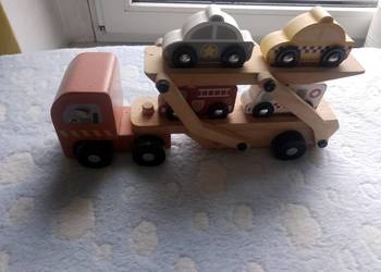 Laweta tir zabawka zestaw