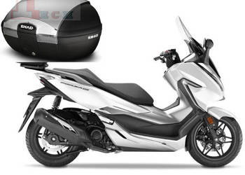 HONDA FORZA 125 2015-20 STELAŻ KUFER 45L SREBRNY KPL.
