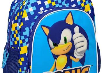 Plecak Szkolny Sonic The Hedgehog Sega 38cm.