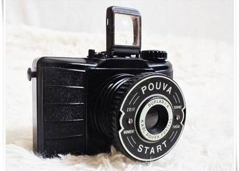 POUVA START stary aparat w czarnym bakelicie z lat 50-tyc