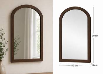 lustro 70cm 50cm  łuk u góry