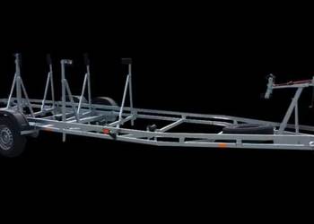 Nowa przyczepa podłodziowa PP-2700 KIL, DMC 2700 kg, ładowność 2150 kg