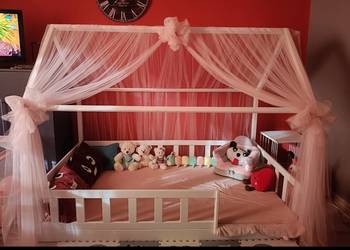 Łóżko domek 120x200 Białe