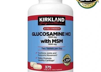 KIRKLAND GLUKOZAMINA HCI 1500mg MSM 1500mg 375 szt