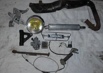 Części Yamaha DT 125 1F9 1976-1977 Karoseria Wydech Lampa