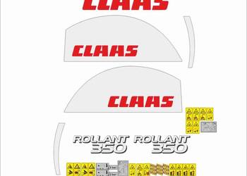 naklejki Claas Rollant 350