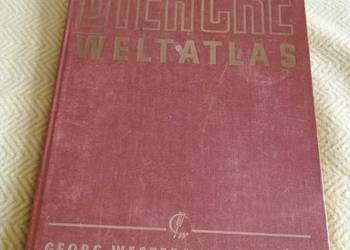 Stary Niemiecki Atlas Świata DIERCKE WELTATLAS 1968