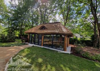 [TOP] Altana Biesiadna | Ogrodowa | Domek Drewniany -Altanka Kryta Strzechą